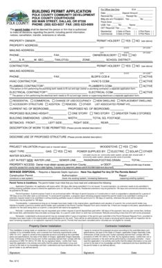 2021 2024 Form OR Building Permit Application Polk County Fill Online