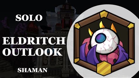 Wynncraft Solo Eldritch Outlook Using Morph Set Challenge On Shaman No