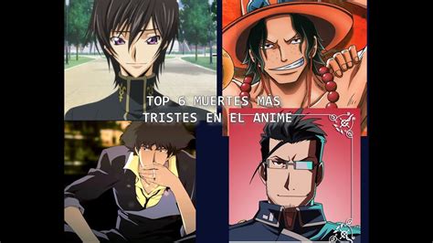 Top 6 Muertes Mas Tristes Del Anime YouTube