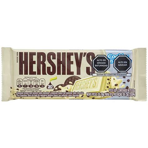 Chocolate Blanco Hersheys Cookies And Creme Barra 87g Plazavea