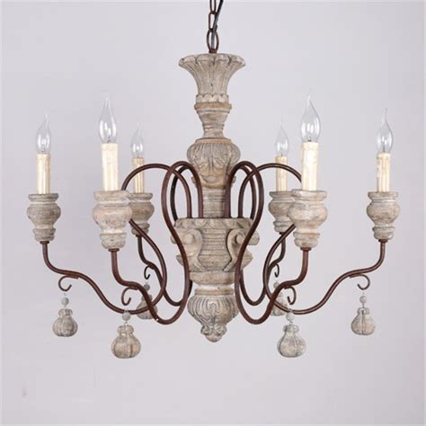 Lustre R Stico De Madeira Estilo Vintage Lumin Ria Pingente De