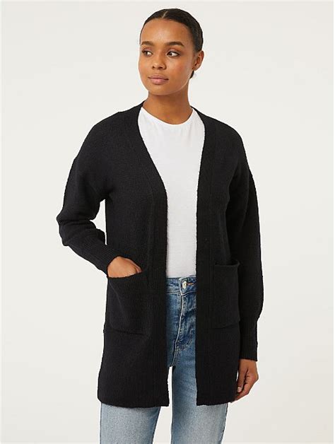 Black Soft Knitted Cardigan Women George At Asda