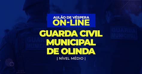 AULÃO DE VÉSPERA ONLINE GCM DE OLINDA Nuce Online