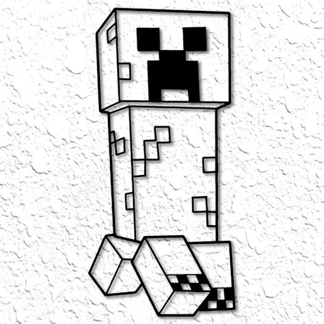 Minecraft Creeper Coloring Pages