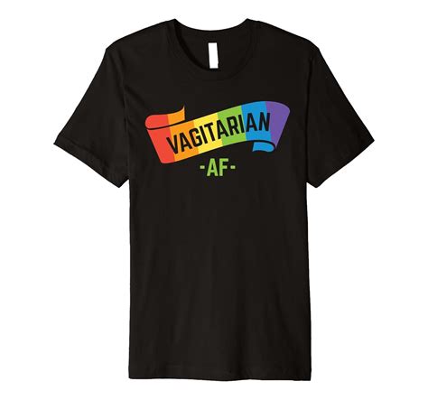 Funny Lesbian T Vagitarian T Shirt Lgbt Pride Shirt Bn Banazatee