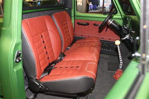 Tmi Products New Classic Truck Seats Make A Big Statement At Sema 2015 Hot Rod Network