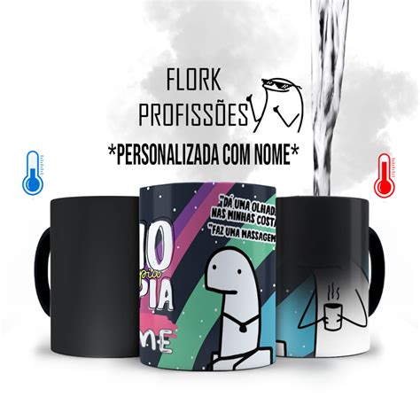 Caneca M Gica Flork Profiss O Fisioterapia Nome Elo