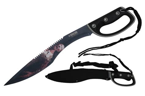 Biohazard Zombie Survival Gear 20 Stainless Steel Blade Machete W D