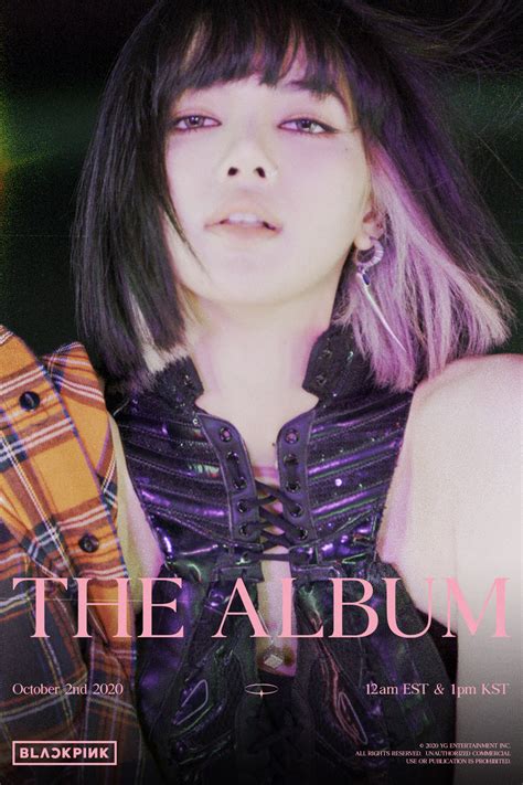 Blackpink The Album Lisa Teaser Posters Hdhq K Pop Database