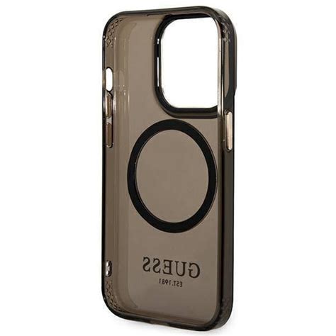 Oryginalne Etui Iphone Pro Max Guess Hard Case Gold Outline