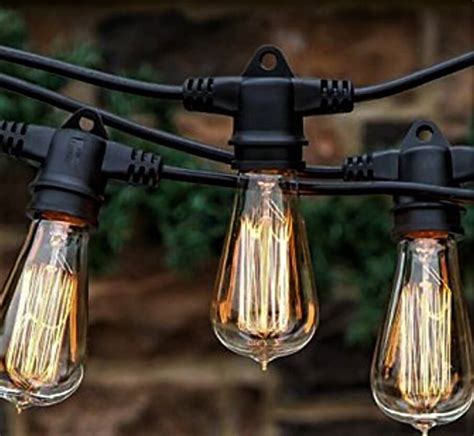 Pack Guirnalda Deco Exterior Con 7 Ampolletas Pera Vintage LED 4W Ledzone