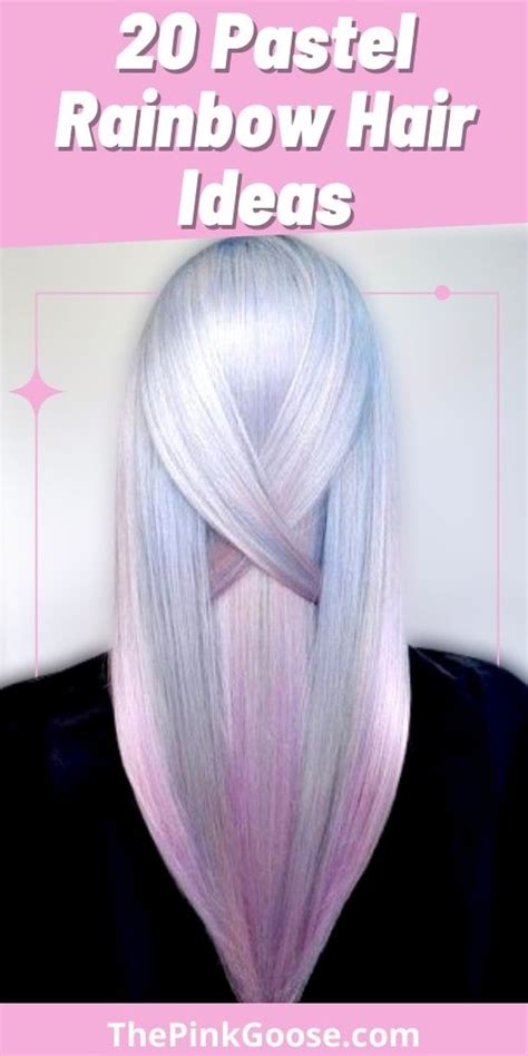 20 Pretty Pastel Rainbow Hair For You