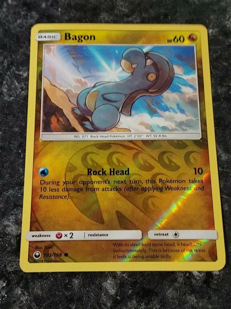 Bagon Celestial Storm Pokemon Reverse Holo Foil Rare Nice Ebay