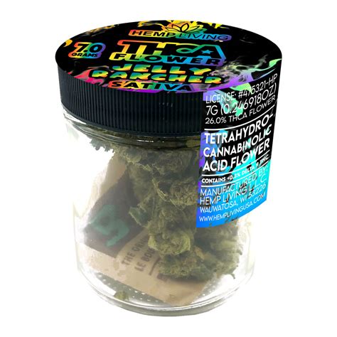 Indoor THCA Flower 26 THCA Jelly Rancher Copper Mountain Hemp