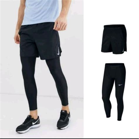 Jual Celana Running Pendek In Pria Wanita Legging Panjang Olahraga