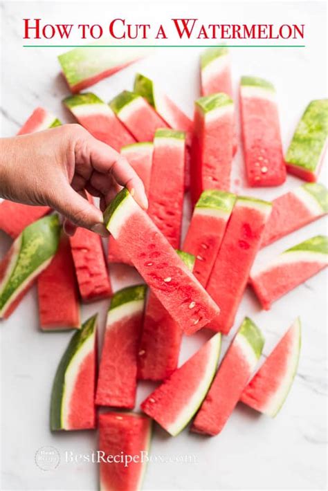 How To Cut Watermelon Into Sticks For Easy Eating Best Recipe Box