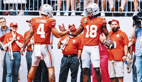 Ohio State Wr Marvin Harrison Jr Draws Praise From Lebron James