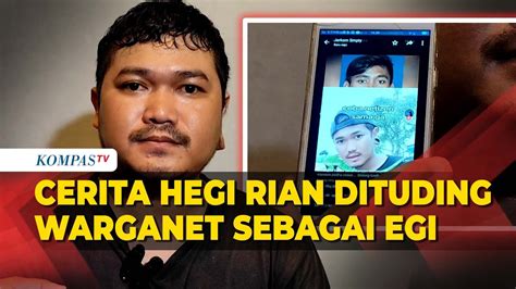 hegi rian sosok  dibilang netizen mirip egi  kasus vina buka