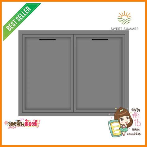 บานซิงค์คู่ Cabin Como 83x65 ซม สีเทาdouble Kitchen Sink Cabinet Door