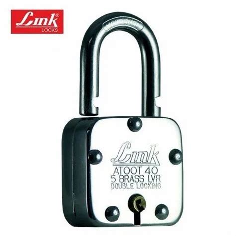 With Key Normal SS Link Lock Padlock Size 40 Mm Stainless Steel At