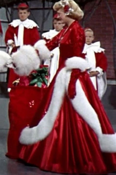 Rosemary Clooney Red Dress Ball Gown White Christmas - TheCelebrityDresses