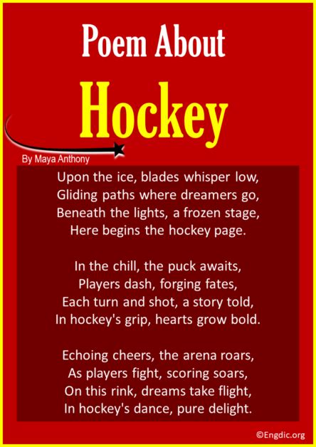 Best Short Poems About Hockey Engdic