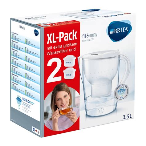 Pachet Brita Marella Xl Cana Filtrare Apa L Filtre Maxtra