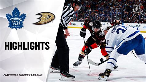 NHL Highlights | Maple Leafs @ Ducks 03/06/20 - YouTube