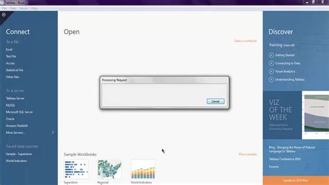 Tableau Desktop Import Sas Data Youtube