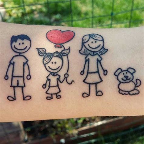 55 Tatuagens de Família para Mostrar o Amor Desenhos