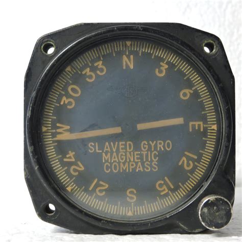 Autopilot Slaved Gyro Magnetic Compass Usaf E 4 System 667258 21 Aeroantique