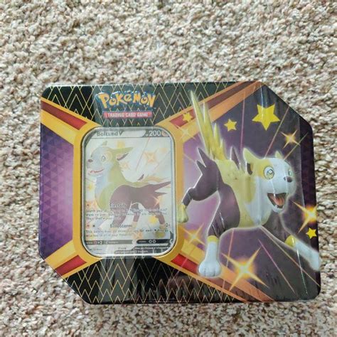 Verified Shining Fates V Tins Boltund By Pokemon Cards Whatnot