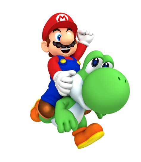 Mario Riding Yoshi by Nintega-Dario on DeviantArt