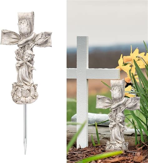 Amazon Bocola Resin Angel Violinist Cross Decorations Elegant