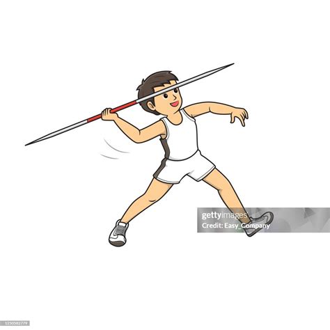 Illustrator Drawing Male Athlete Wearing White Dress Playing Sport