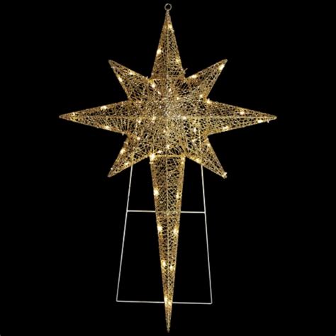 Northlight Led Lighted Gold Star Of Bethlehem Outdoor Christmas