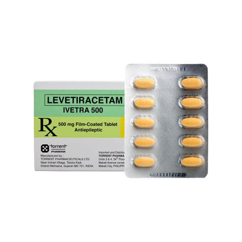 Buy Ivetra 500 Levetiracetam 500mg Film Coated Tablet 1s Online With