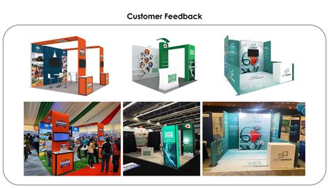 Unique Modular Aluminum Tube Exhibition Booth Design Advertising