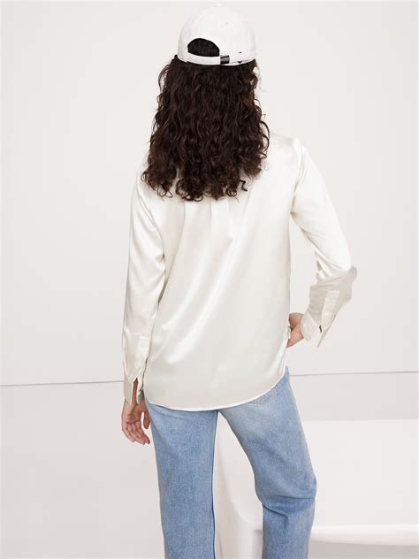 The Everyday Silk Shirt | Banana Republic