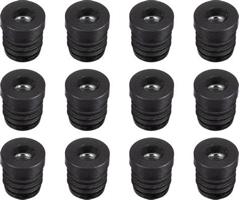 Uxcell Pcs Inserts For Round Tubes With M Thread For Mm Od