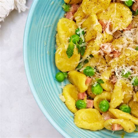 Handmade Orecchiette With Mortadella and Pea Sauce Recipe | Epicurious