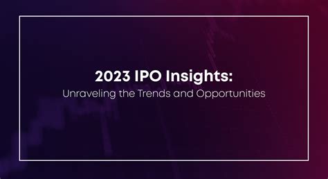 2023 Ipo Insights Key Trends Revealed Uniqus