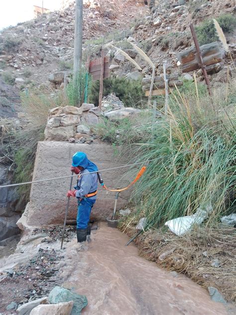 Condiciones climáticas adversas Agua Potable de Jujuy trabaja para