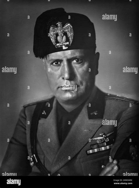 Benito Mussolini Leader Fascista Italia Foto E Immagini Stock In Bianco