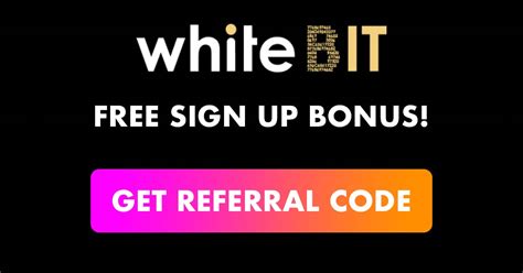 WhiteBIT Referral Code Jan 2025 Free Sign Up Bonus