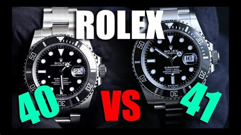 Rolex Submariner 40mm Vs 41mm Youtube