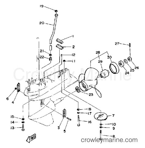 Lower Drive Outboard Hp Elg Crowley Marine