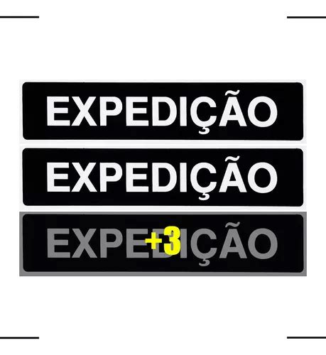 Combo Placas De Sinaliza O Expedi O X A F E Mercadolivre