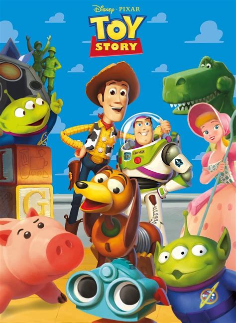 Toy Story Movie Poster With Characters