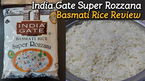 India Gate Super Rozzana Basmati Rice Review In Hindi YouTube